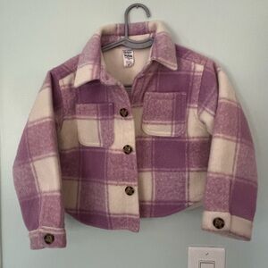 Carter’s Lavender and Cream Checkered Jacket